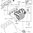 Mitsubishi Lancer X впускной коллектор 4A91 1.5 Mitsubishi Lancer 