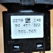 Кнопка включения кондиционера - Opel Omega B Седан  оригинальный номер 90457322 , 501565
