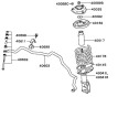Стойка передняя левая Mitsubishi Lancer 7 4G15 Mitsubishi i 