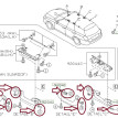 Заглушки ручек потолка Subaru Outback 2007 92073AG020 BP9 Subaru Outback 