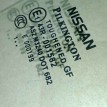 Стекло двери Nissan Qashqai I рестайлинг (2010—2013) Nissan Qashqai оригинальный номер 80300JD000