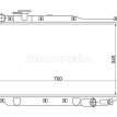 Радиатор   00-11 / Sephia 98-04 Kia Spectra оригинальный номер  ST-01-0033