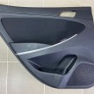 Обшивка двери задней левой Hyundai Solaris G4FA Hyundai Solaris оригинальный номер 833304L020