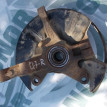 Кулак поворотный Mazda Cx-7 2.3 2008 Mazda 2 оригинальный номер L206-33-020A