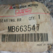 Подшипник ступицы Митцубиси Аутлендер Mitsubishi Mitsubishi i оригинальный номер MB663547