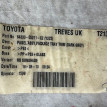 Задняя полка Toyota Avensis T270 Toyota Avensis оригинальный номер 6433005211