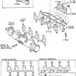 Коллектор впускной 2C25 2.0 дизель Toyota Caldina Toyota Caldina 