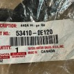 Петля капота правая Toyota Highlander III (U50)  оригинальный номер 53410-0E120
