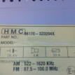 Магнитола Хундай Hyundai Ай 40 Hyundai i40 оригинальный номер 96170-3Z0204X