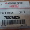 Моторчик отопителя Митцубиси Галант Mitsubishi Gal Mitsubishi Galant оригинальный номер 7802А026