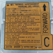 Блок управления AIR BAG Nissan March 28556AN005 Nissan March оригинальный номер 28556AN005