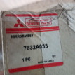 Стекло зеркала левое Митцубиси Кольт Mitsubishi Mitsubishi Colt оригинальный номер 7632A033