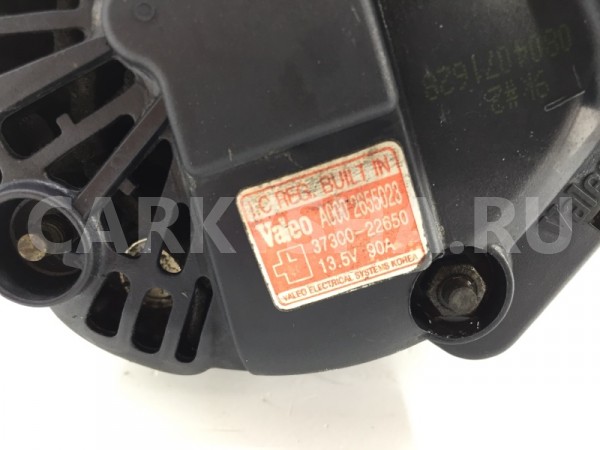 Генератор Hyundai Coupe/tiburon 2007-2009 GK G4GC Hyundai Coupe 