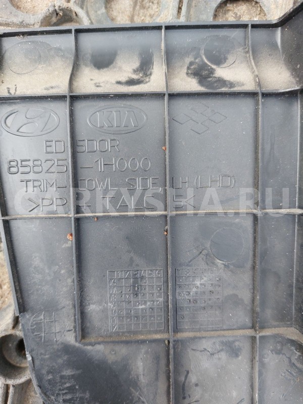 Накладка порога внутренняя левая Kia Ceed ED Kia Cee'd оригинальный номер 858251H000