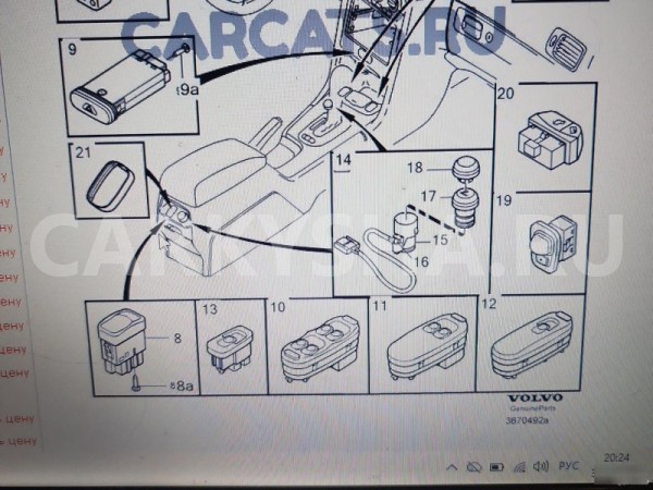 Пульт водительский Volvo S70 Volvo S70 