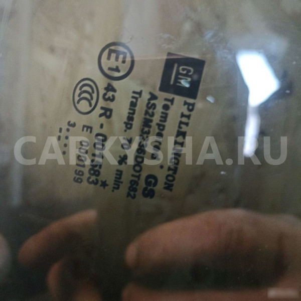 Стекло задней правой двери Opel Astra J Opel Astra оригинальный номер 13265822