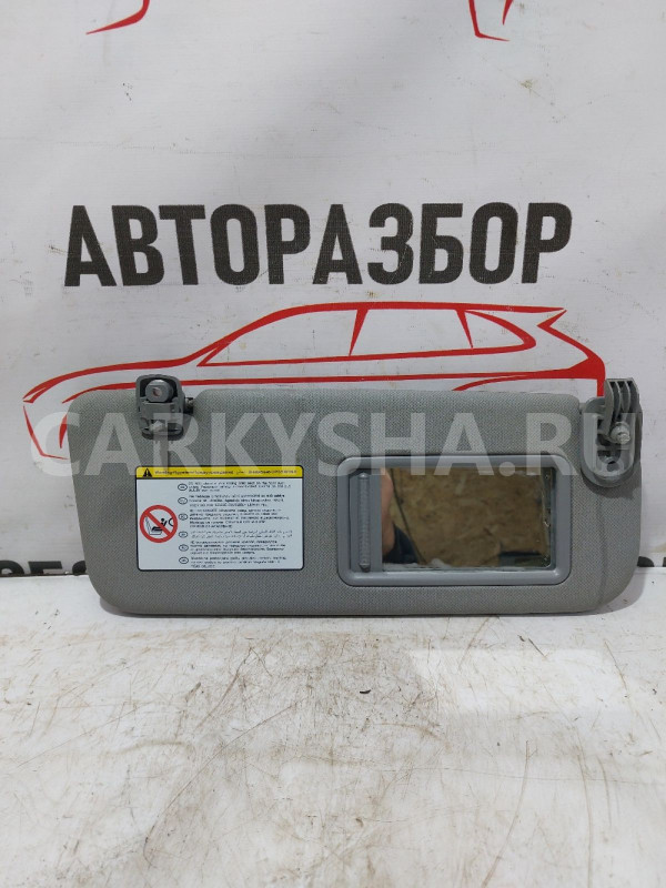 Козырек солнцезащитный правый Хендай Солярис Hyundai Solaris оригинальный номер 852204L0608M
