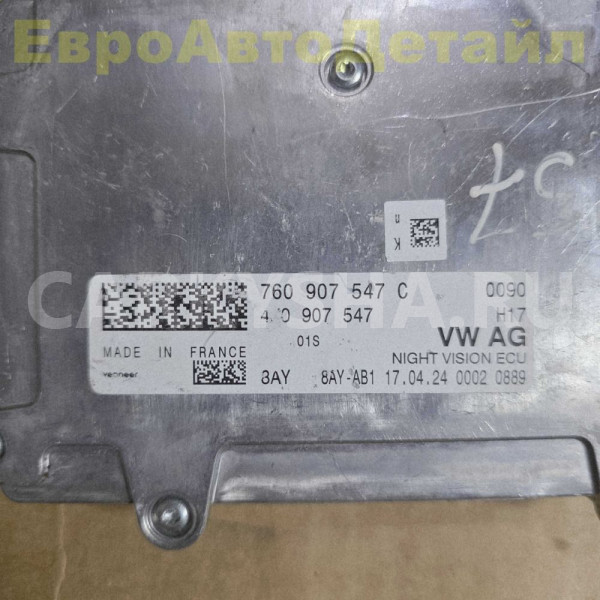 Блок камеры Night Vision VW Touareg 3 (CR) 2024г Volkswagen Touareg оригинальный номер 760907547C