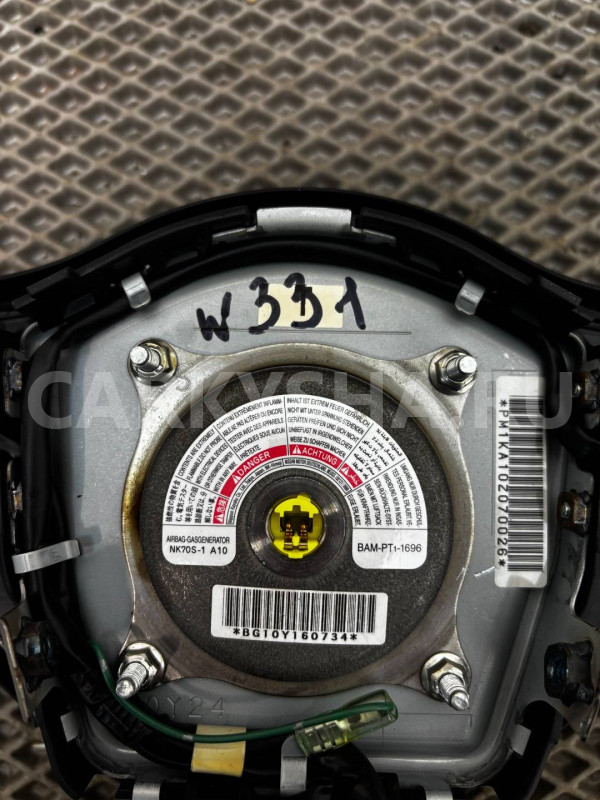 подушка безопасности водителя Nissan Juke оригинальный номер 985101KA8B