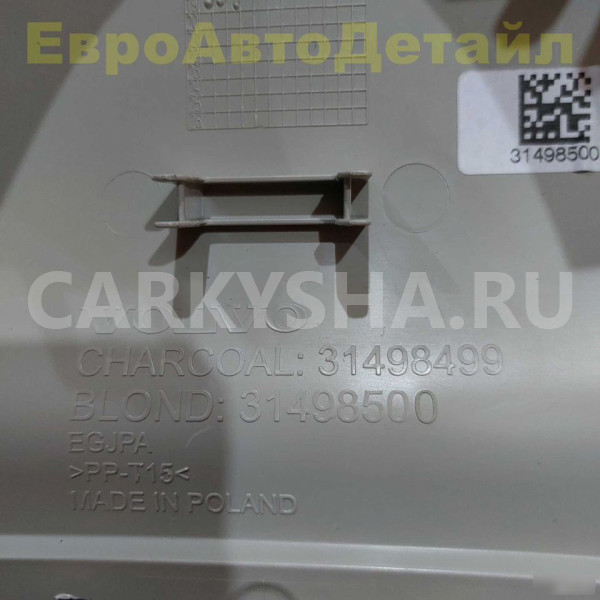 Кожух рулевой колонки верхний Volvo S60 V60 V60CC Volvo S60 оригинальный номер 31498499