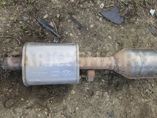 глушитель Hyundai Solaris 