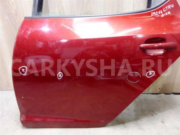 Дверь задняя левая Seat Ibiza V 2008> SEAT Ibiza оригинальный номер 6J4833055