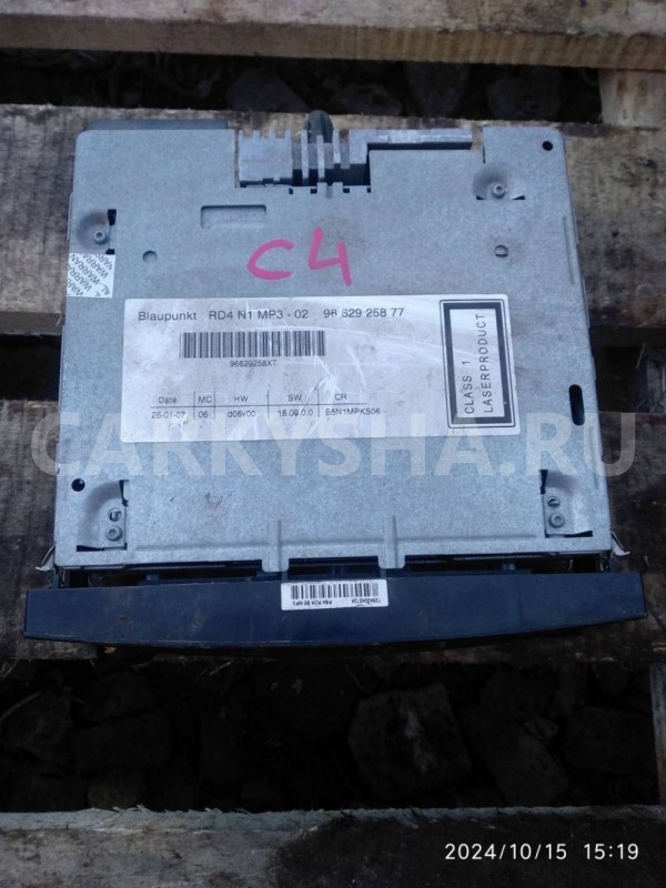 Магнитола Citroen C4 I (2004—2014) Citroen C4 оригинальный номер 7645138393