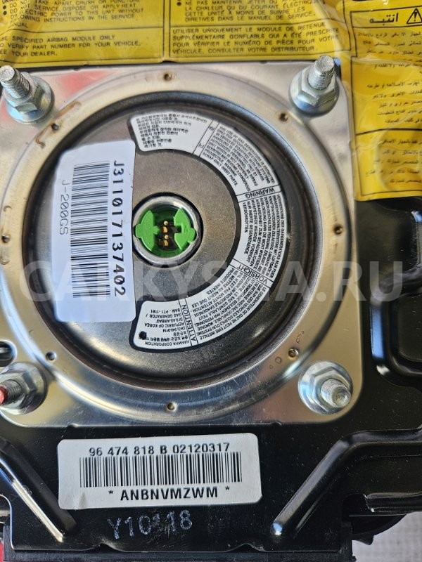 Подушка безопасности в руль Chevrolet Lacetti 