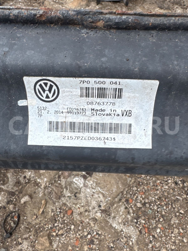 Балка задняя, подрамник Touareg 2 NF 2010-2017 Volkswagen Touareg оригинальный номер 7p0500041