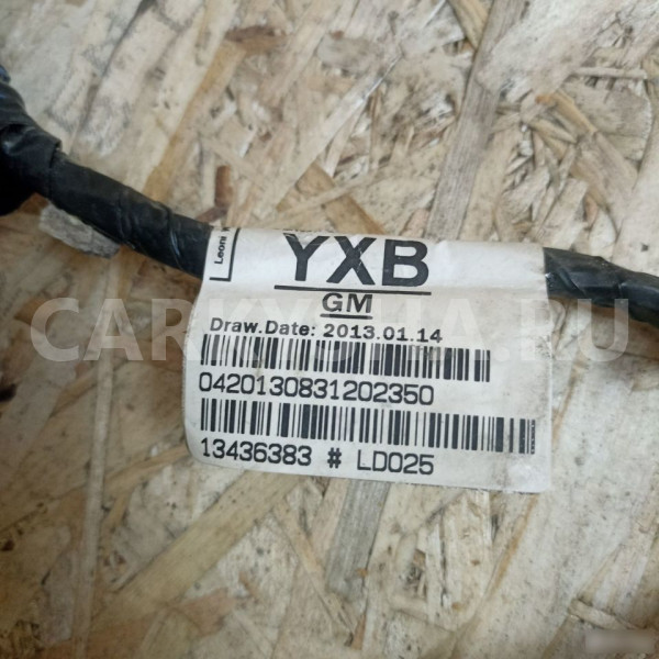 Проводка задней левой двери Opel Astra J Opel Astra оригинальный номер 13436383