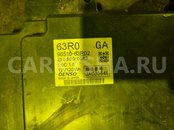 Высоковольтная батарея Suzuki Wagon R оригинальный номер 96510-63R02