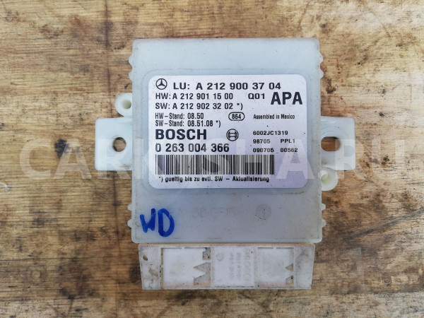 Блок управления парктроником Mercedes-Benz E-класс W212/S212/C207/A207 (2009—2013) Mercedes-Benz E-klasse оригинальный номер A2129003704