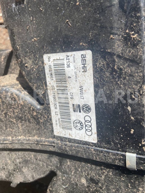 Корпус отопителя Volkswagen Polo IV (2001—2005) Volkswagen Polo оригинальный номер 6Q1820351A