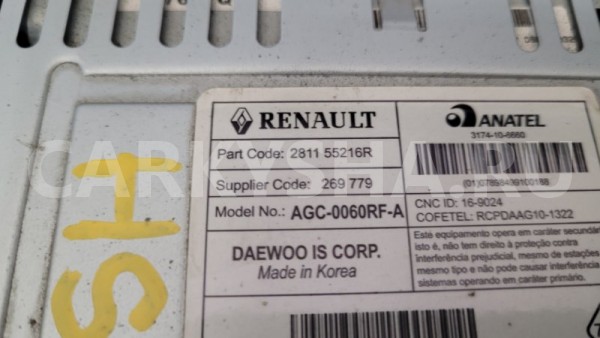 Магнитола Renault Duster 2012 281155216R HSA F4R Renault Duster 