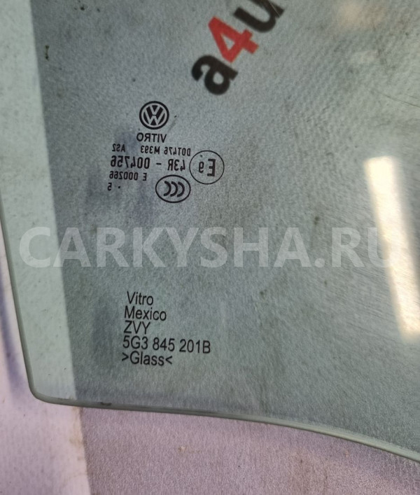 Стекло двери передней левой Volkswagen Golf GTI VII (2013—2017) Volkswagen Golf оригинальный номер 5G3845201B