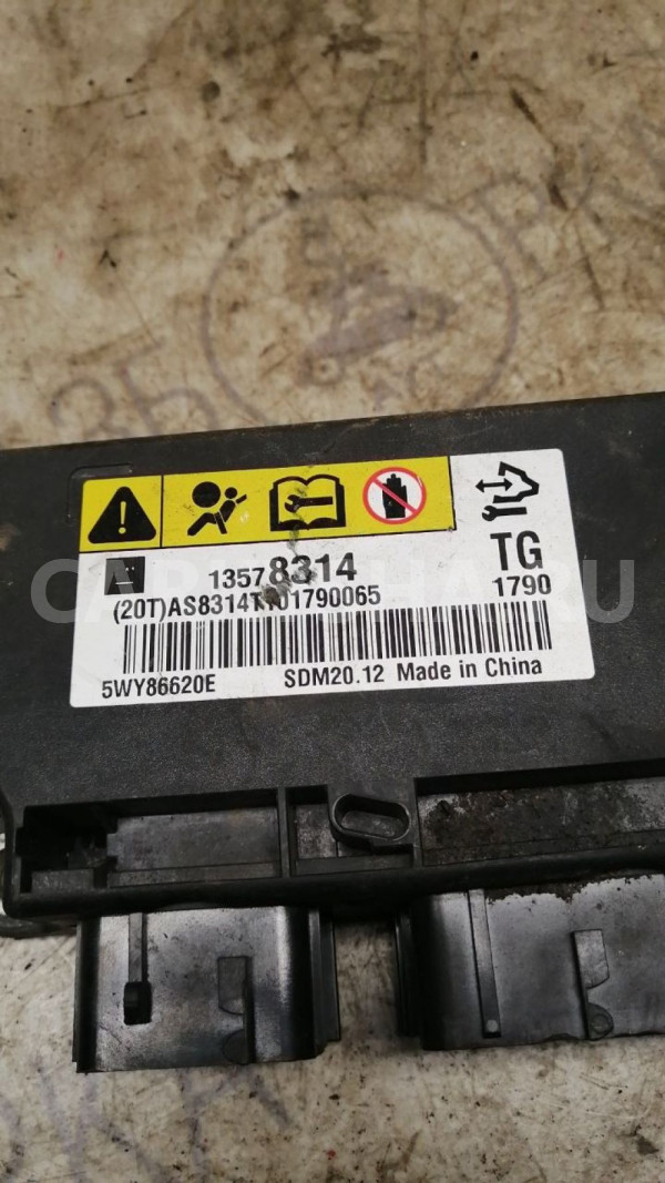 Блок управления подушками безопасности spark m300 Chevrolet Spark оригинальный номер 13578314