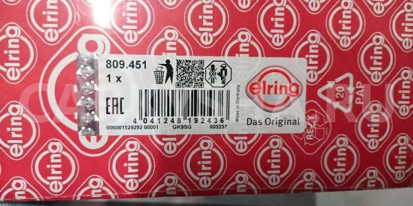 Прокладка масляного насоса ELRING 114760 809.451 4 Chevrolet Cruze оригинальный номер 809.451