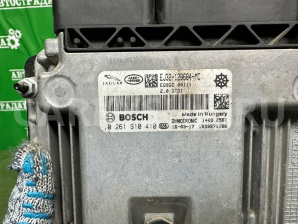 Блок управления двигателем Jaguar XE 2015-2021 EJ3212B684MC X760 204PT Jaguar XE 