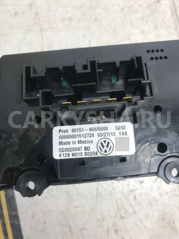 Блок управления климат-контролем VW Jetta 6 2014 Volkswagen Jetta 