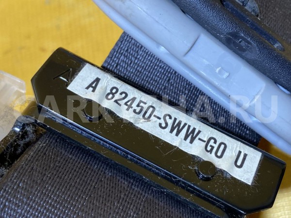 Ремень безопасности задний правый Honda CR-V 3 RE Honda CR-V оригинальный номер 82450SWWG01ZA