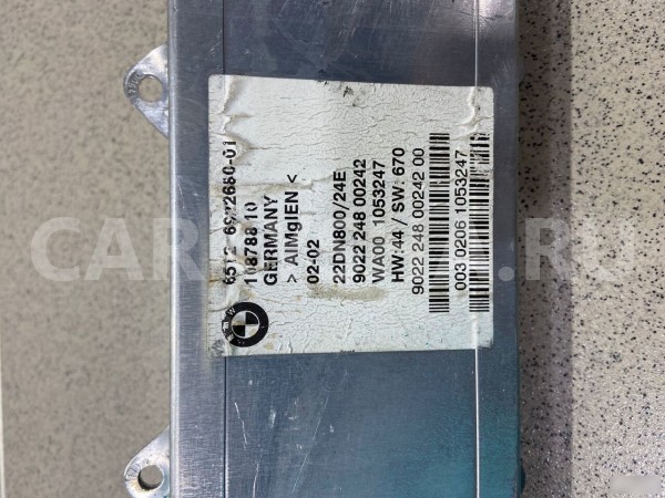 Усилитель Антенны BMW 745I E65 2002 г BMW 7er оригинальный номер 6512692268001