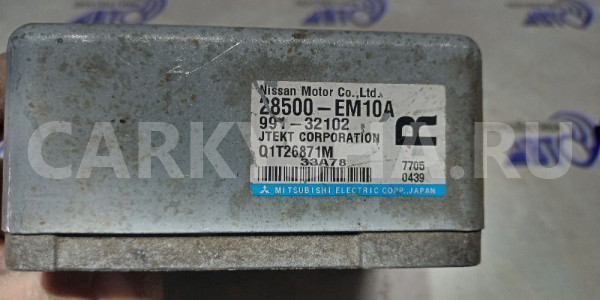 Блок управления ЭУР Nissan Tiida C11, 2007-14 Nissan Tiida оригинальный номер 28500-EM10A