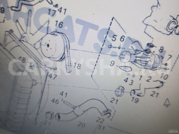 Шланг верхний Volvo 940 Volvo 940 