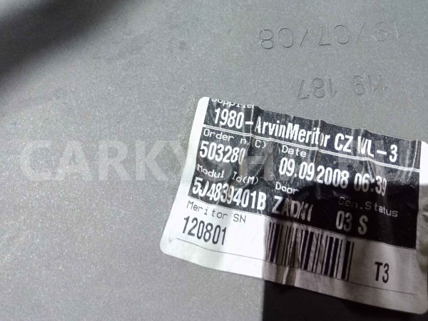 Стеклоподъемник Skoda Fabia II (2007—2010) Skoda Fabia оригинальный номер 5j4839401b