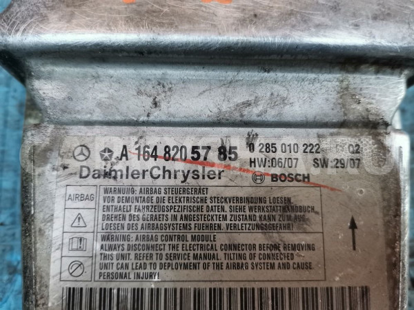 Блок управления AIRBAG Mercedes-Benz GL-класс X164 (2006—2009) Mercedes-Benz G-klasse оригинальный номер A1648205785