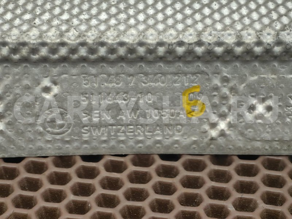 Теплоизоляция лонжерона BMW 5er оригинальный номер 51 48 7 340 212, 51 48 7 340 212, 51487340212, 7340212