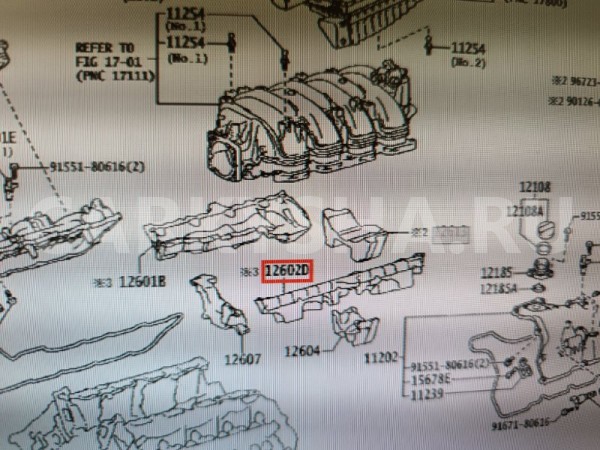 Изоляция впускного коллектора левая Lexus LS460L Lexus LS 