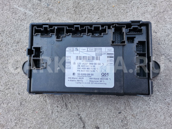 Блок управления дверями заднее A2219000004 Mercedes-Benz S-Class W221 Mercedes-Benz S-klasse оригинальный номер A2219000004