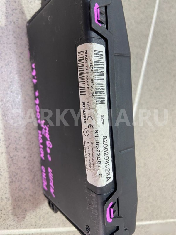 Блок комфорта Renault Logan SR 2006 г Renault 20 оригинальный номер 8200296328A