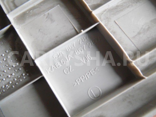 Обшивка стойки Skoda Rapid I рестайлинг (2017—2020) Skoda Rapid оригинальный номер 5JA867287